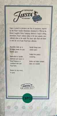 Fiesta ware spice rack