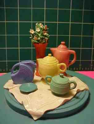 Miniature FIESTA WARE Ornament Top from SPICE RACK