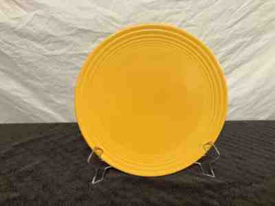 Vintage Fiesta FLAT CAKE PLATE ORIGINAL YELLOW Fiestaware VERY VERY RARE