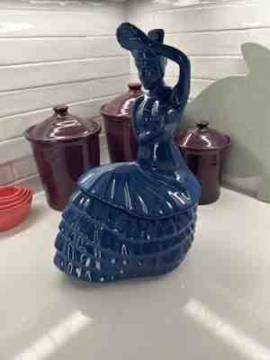 SOLD OUT NWT Fiesta Ware Dancing Lady Cookie Jar - outlets Turquoise