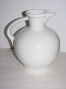Fiestaware, Carafe, Water Pitcher, Vase, Fiesta, White, NEW NO TAGS