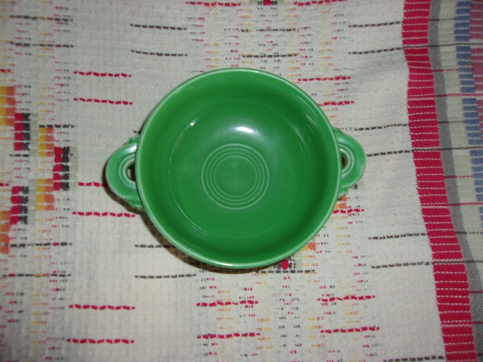 MEDIUM GREEN FIESTA CREAM SOUP BOWL - FIESTAWARE - c20