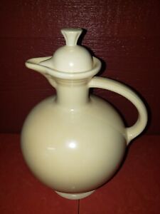 Fiestaware Vintage Ivory Carafe With Stopper Fiesta - Read