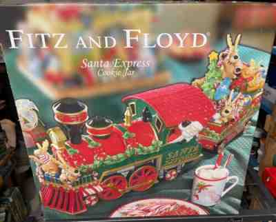 Fitz & Floyd Santa Express Cookie Jars Christmas Train 1951 Limited Edition HTF