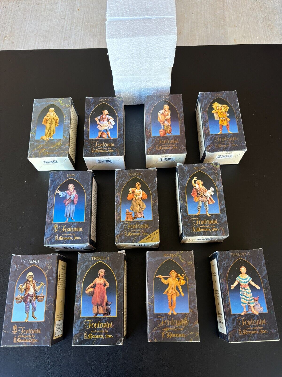 Fontanini Lot of 11 Heirloom 5" Nativity Set Figures All Boxed Italy + More