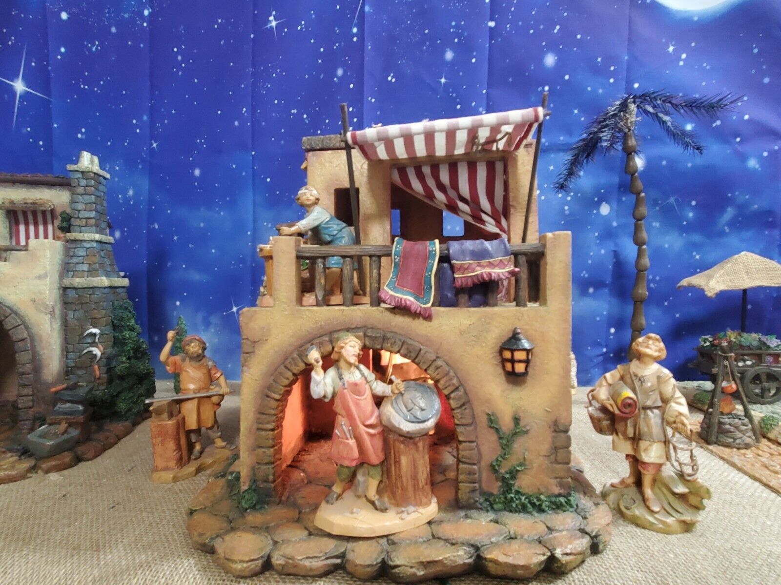 Fontanini The Home Scene 5" Series Nativity Village Building Retired 50523