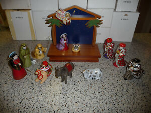 The Faberge Nativity - complete set w/boxes, amazing condition, Franklin Mint