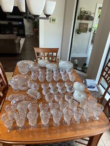 Elegant Fostoria American Dinner Set for 8 - Complete and Pristine