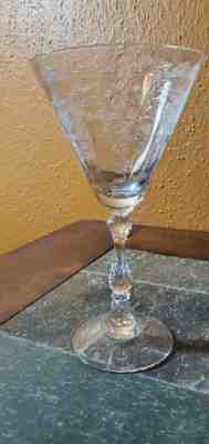 Fostoria NAVARRE CLEAR Sherry Glass Goblet 6 1/4