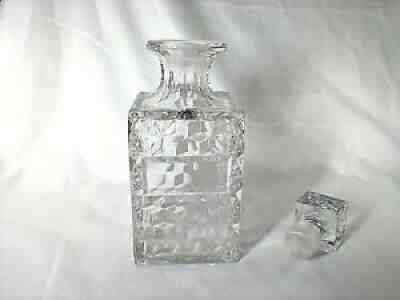 Fostoria American Blank Label Decanter ~ Superb Condition!