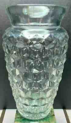 Rare Fostoria American Clear Bagged Vase