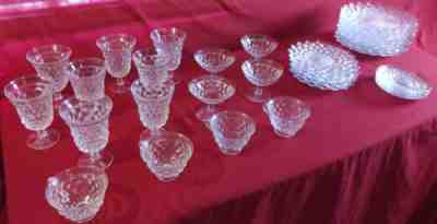 Glass Crystal Fostoria Americana Glass/Dinner Ware EXCELLENT CONDITION!!!