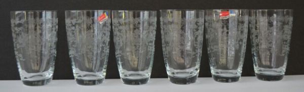 Fostoria  Navarre #6106 Flat Highball Tumblers (6)