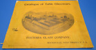 FOSTORIA GLASS Vintage Original 1898 CATALOGUE 56 Pages Cameo Colored Pages