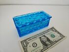 Fostoria Glass 2056 American BLUE Jewel Box & Cover 5 1/2-IN X 2 1/4-IN VTG RARE