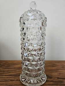 HTF Fostoria American 2056 Straw Jar and Cover 12-inch High VTG 1915-25
