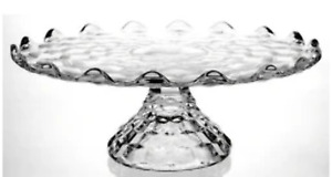 Vintage Fostoria American New Round Cake Stand