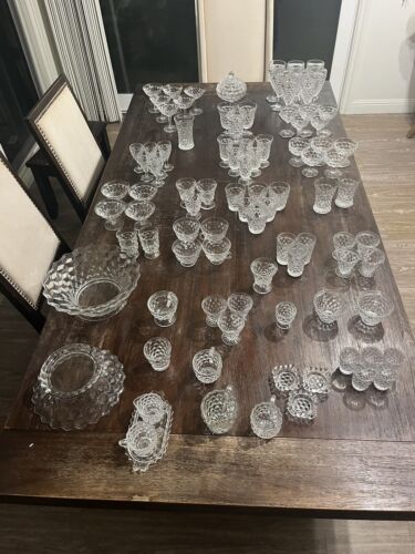 glassware, fosteria, 2056, glasses, plates, bowls, cubist, vintage, great condit