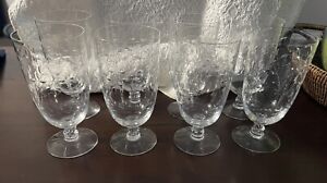 Vintage Fostoria Christiana Iced Tea Glasses-Set of 10