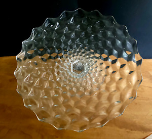 Fostoria American 16 1/2 INCH  footed Salver / Shallow Bowl