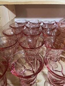 Fostoria American Glassware Jamestown Pink