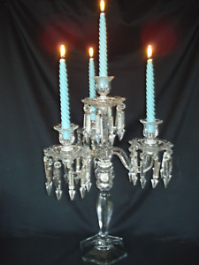 Fostoria Glass Candelabra Four LIGHT 22