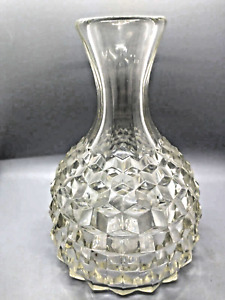 Rare Fostoria American Glass Bedside Water Jug Carafe Decanter Flaws 1910-20