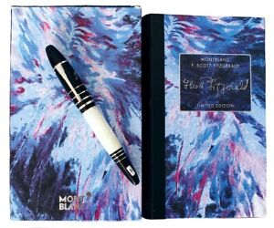 2002 MONTBLANC F. SCOTT FITZGERALD WRITERS EDITION FOUNTAIN PEN BOX NEVER INKED