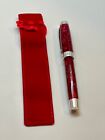 Conway Stewart - Sterling Silver Duro Fountain Pen in Flame Red - LE #063/200