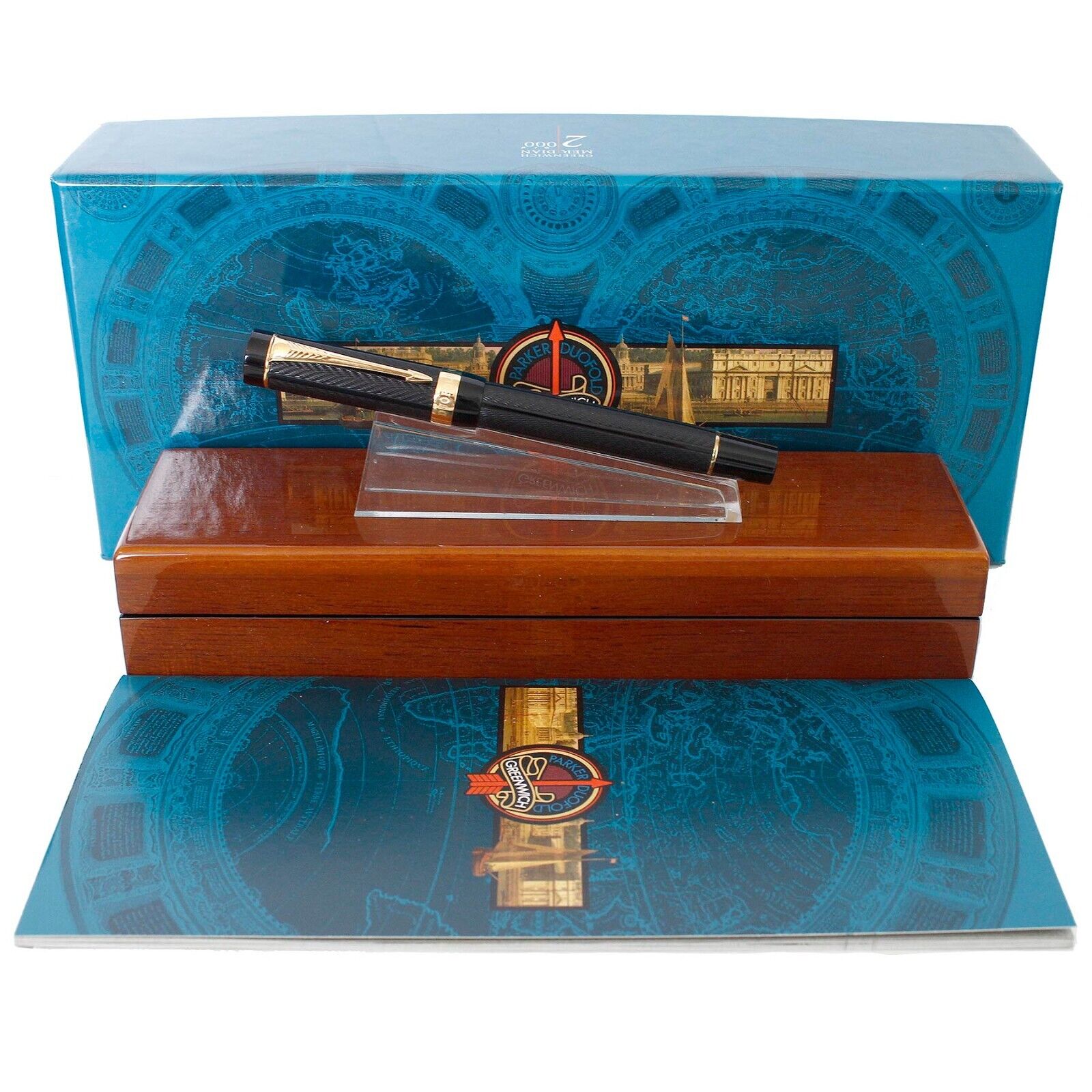 1999 PARKER DUOFOLD GREENWICH SPECIAL EDITION ROLLERBALL PEN NEW OLD STOCK