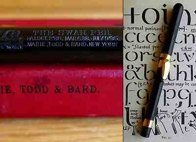 Mabie Todd & BARD Swan BCHR Fountain Pen. 1890-1906. 14C M Flex Nib. MINT. RARE!