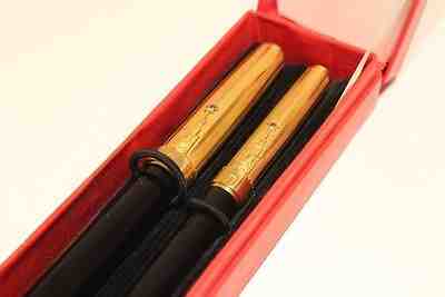 VINTAGE RARE LUXURY SET USSR FOUNTAIN PEN PENCIL UNION WITH KREMLIN AND STONES 