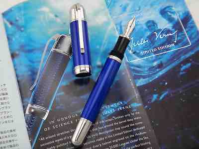 MONTBLANC Jules Verne Writers Limited Edition 2003 Fountain Pen #07519/18500 M