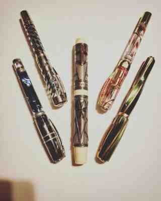 EXTREMELY RARE Visconti Opera Master Crimson Tide LE PD950 FINE 2 TONE NIB