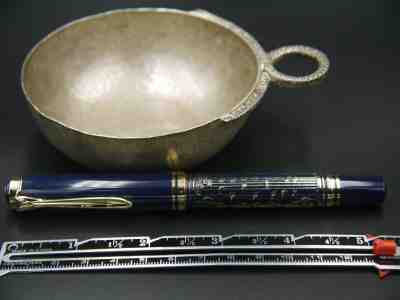 Pelikan Concerto Limited Edition Fountain Pen 3071/4000 Blue Resin and Vermeil