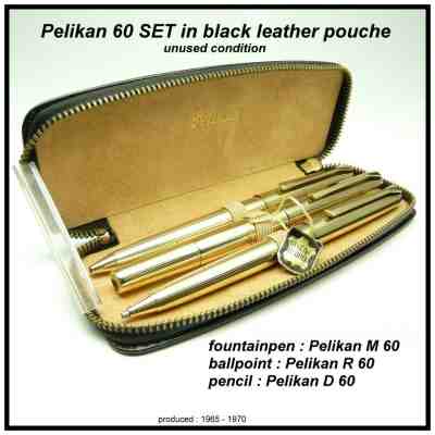 Pelikan M60 Rolled Gold 18kt vintage penna sfera anni 60 Extra Mint in box!