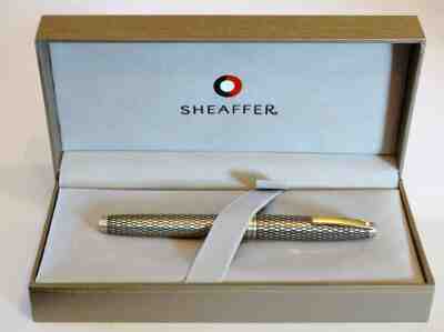 SHEAFFER IMPERIAL SOVEREIGN FOUNTAIN PEN IN STERLING SILVER &14K GOLD NIB - NOS