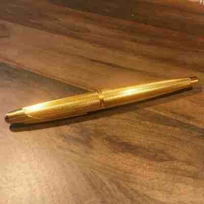 Alfred Dunhill AD2000 Gold Plated Fountain Pen Limited Edition MINT