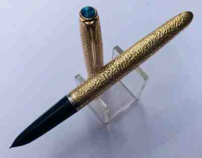 Parker 51 Customized Gold Filled Special Fountain Pen 