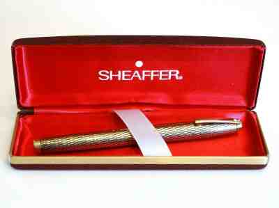 SHEAFFER IMPERIAL SOVEREIGN FOUNTAIN PEN IN 14K GOLD FILLED &14K GOLD NIB - NOS