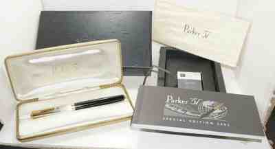 Parker 51 Special Edition 2002 BLACK Fountain Pen Sterling Silver 