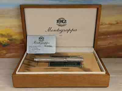 MONTEGRAPPA Reminiscence Sterling Silver B 18K Nib Foiuntain Pen