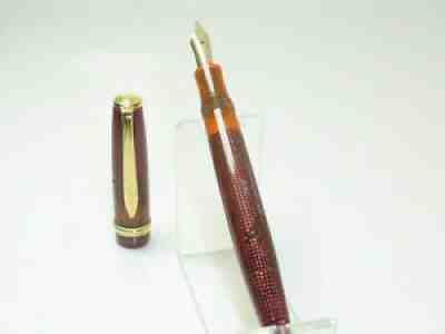 Excellent Vintage SOENNECKEN 222 EXTRA Lizard Fountain Pen 14ct OBB Nib