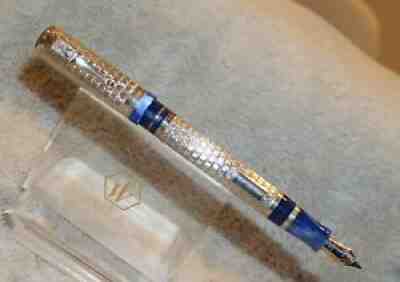 MINT MONTEGRAPPA LIMITED EDITION 50TH ISRAEL ANNIVERSARY FOUNTAIN PEN #6/500