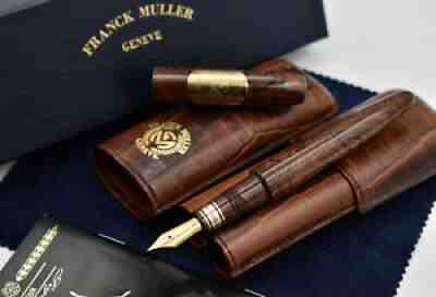 OMAS x FRANCK MULLER Cigar Limited Edition Burl Wood Celluloid