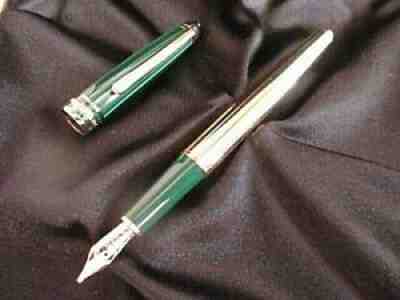 MONTBLANC CZAR NIKOLAI I MEISTERSTUCK Fountain Pen Green / Gold 18kt Nib