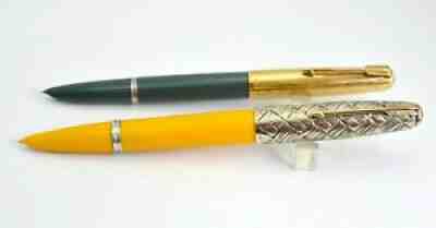 Parker 51 Customized GIANT Egg Yellow FP w/Ariel Kullock Silver Wave Cap