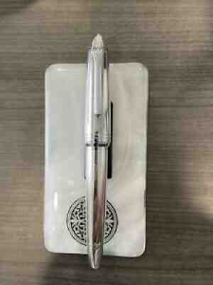 Sailor Sterling Silver 1911L Fountain Pen w/ 21k Nagahara King Eagle Nib- RARE