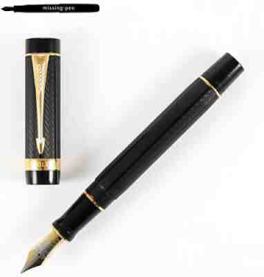 Parker Duofold Greenwich Fountain Pen with 18 K M-nib Limited Edition from 1999