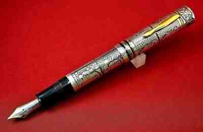 Ariel Kullock Customized Silver "Warhol" 139 Style Overlay on Mont Blanc 149 FP